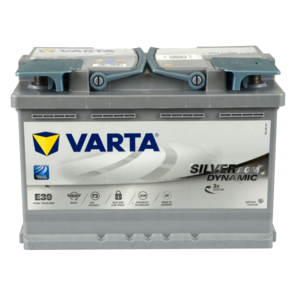 VARTA SILVER DYNAMIC AGM E39 70Ah 12V remplace Start-Stop Plus 60 65 74 75  80Ah EUR 151,50 - PicClick FR